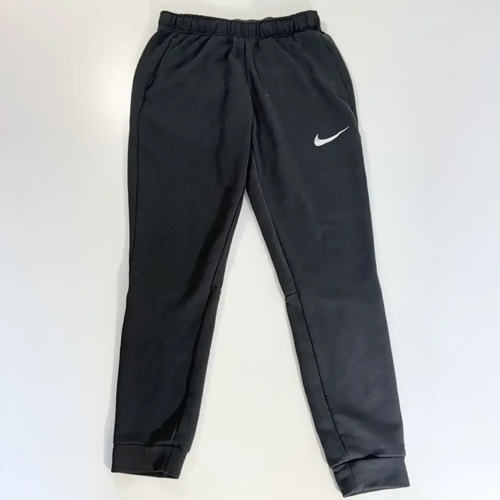 Nike Mens S Sweatpants Small Black Fleece Joggers Sportswear Club Track Pants